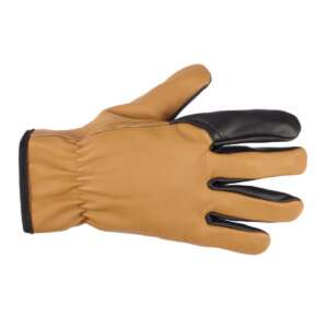 Solidur GA16 Eden gloves for gardening are made of brown cream cowhide leather