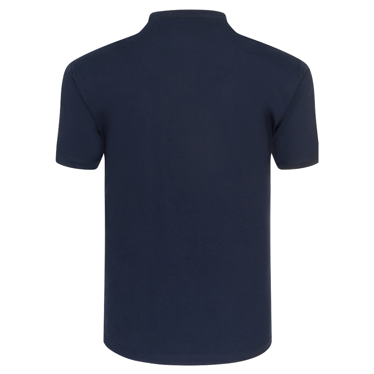 ORN 1000 Plover t-shirt with a padded collar - showing the back - in the colour navy blue