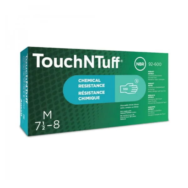 Ansell TouchNTuff 92-600 Gloves Packaging Image