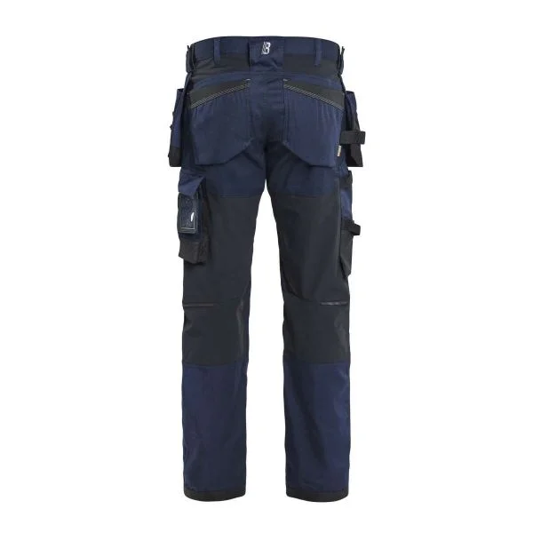 Blaklader 17501832 Craftsman Trousers Dark Navy Blue Back Product Image