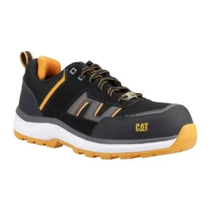 CAT Accelerate Safety Trainers Black Orange Product Image