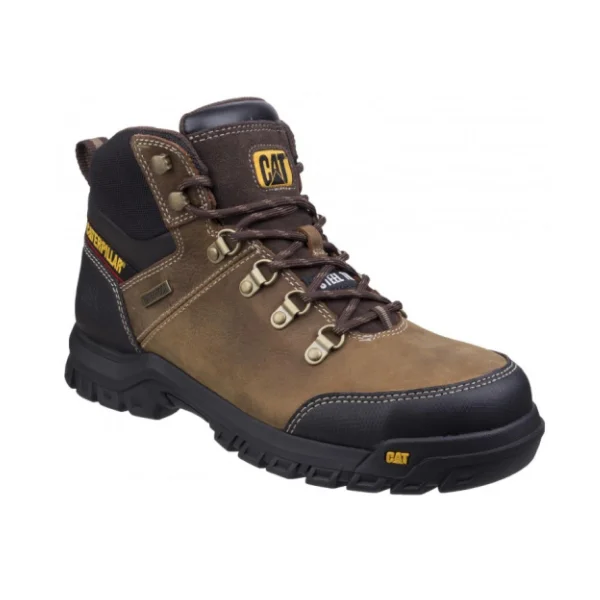 CAT Caterpillar Framework Safety Boots Image Brown
