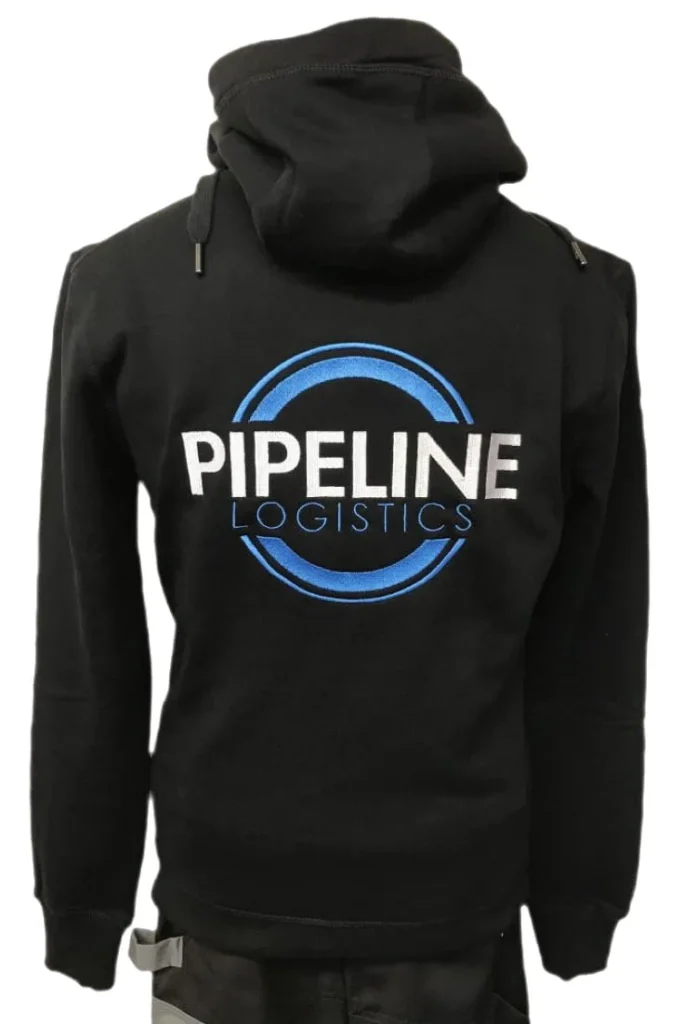Embroidery workwear logo branding