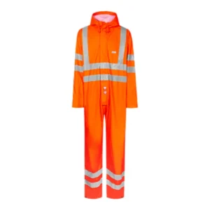 Lyngsoe FRLR57 Hi Vis Coverall Orange Image