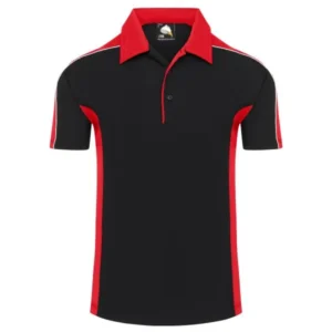 ORN 1198 Avocet Wicking Polo Shirt Black Red Product Image