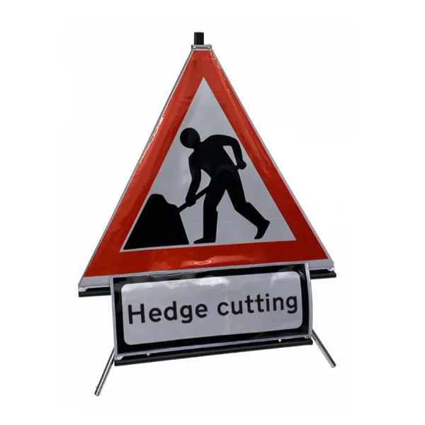 Peerless Roll up Safety Sign Kit for Hedge Cutting Image