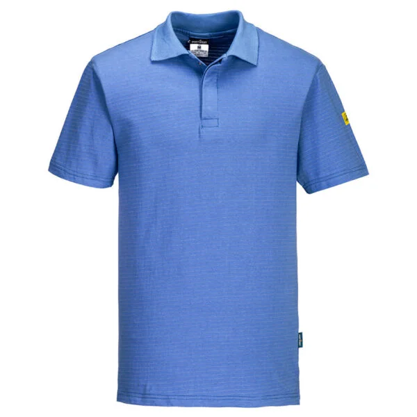 Portwest AS21 ESD Polo Hamilton Blue Product Image
