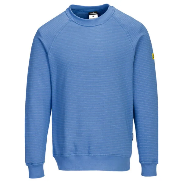 Portwest AS24 ESD Sweatshirt Hamilton Blue Product Image