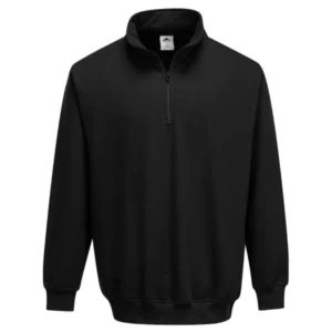 Portwest B309 Sorrento Sweatshirt Black Product Image