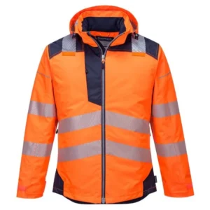 Portwest PW3 T400 Jacket Orange Navy Product Image