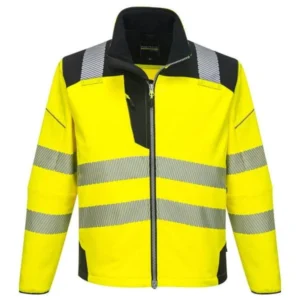 Portwest T402 PW3 Softshell Yellow Black Product Image