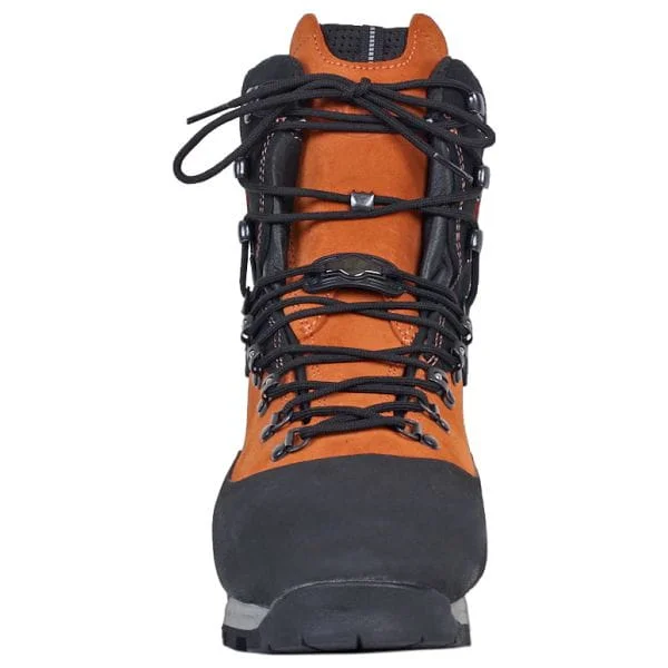 Solidur LOGWOOD Chainsaw Boots Bombay Brown Front Product Image