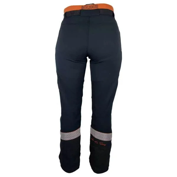 Solidur Ladies Chainsaw Trousers Back Product Image