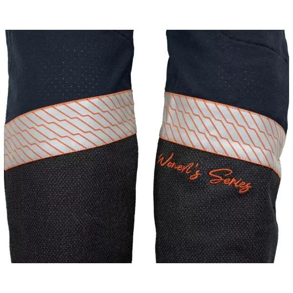 Solidur Ladies Chainsaw Trousers Reflective Bands Product Image