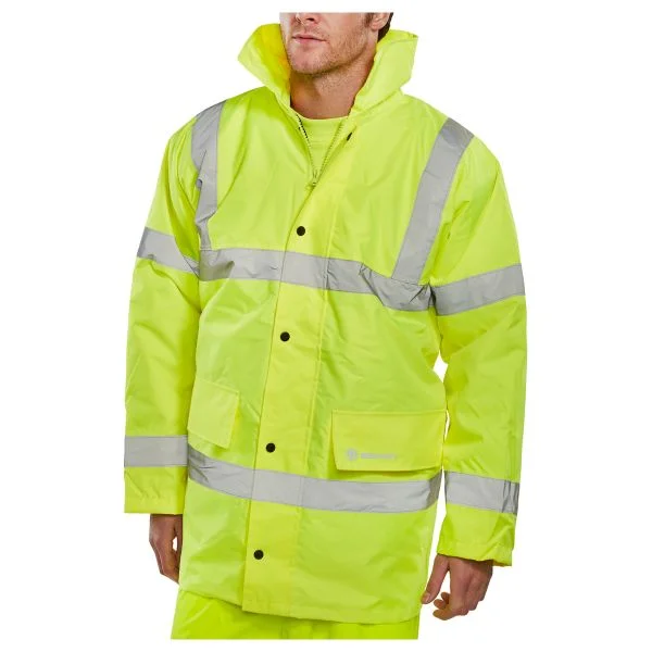 Beeswift constructor hi-vis jacket CTJENG in the colour yellow Product Image
