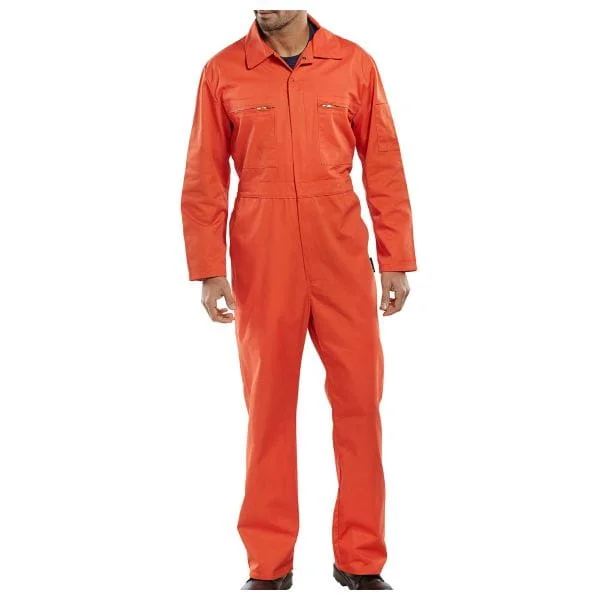 Beeswift heavyweight boilersuit PCBSHW coverall in the colour orange Product Image